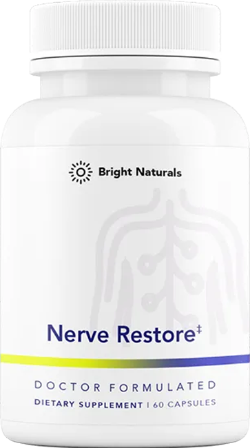 A bottle of Nerve Restore